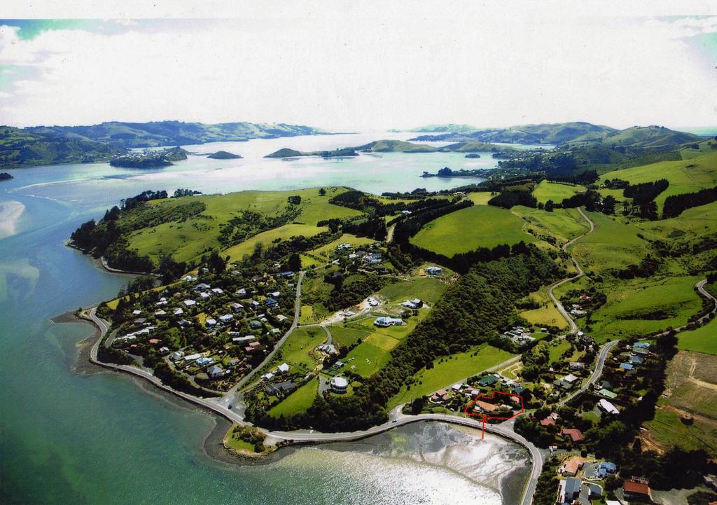 Ferienwohnung Arts Content Harbour View Macandrew Bay Exterior foto
